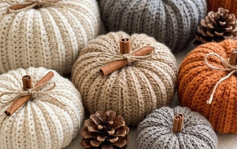 Free crochet pumpkin pattern in 6 sizes!
