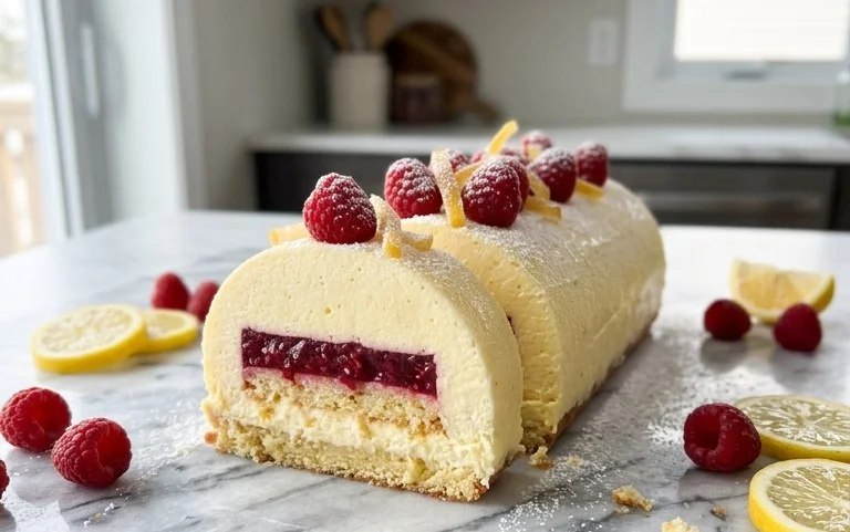 Bûche Citron Framboise : Recette Facile et Festive