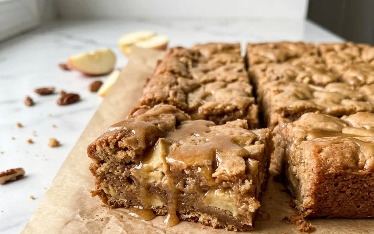 Blondies Pommes Érable : Recette Facile et Moelleuse