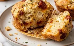 Muffins au beef chorizo et chèvre
